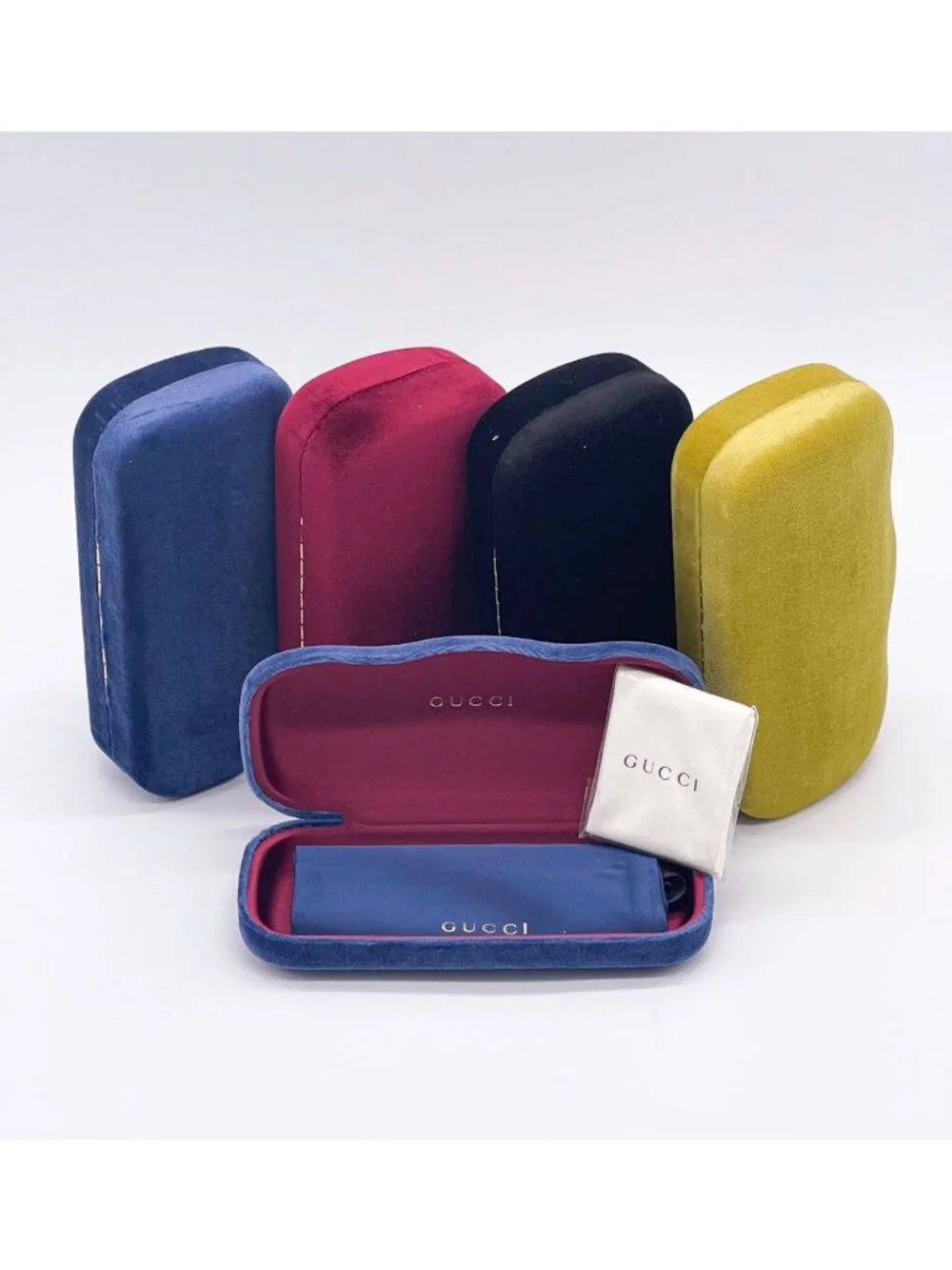 NEW GUCCI SUNGLASSES GG1735S 005 BLACK/GREEN UNISEX EYEWEAR - Picture 9 of 9